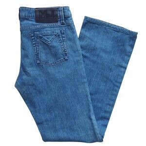 Marc by Marc Jacobs Angela 001 Low Rise Bootcut Blue Jeans Y2K Size 29 Denim